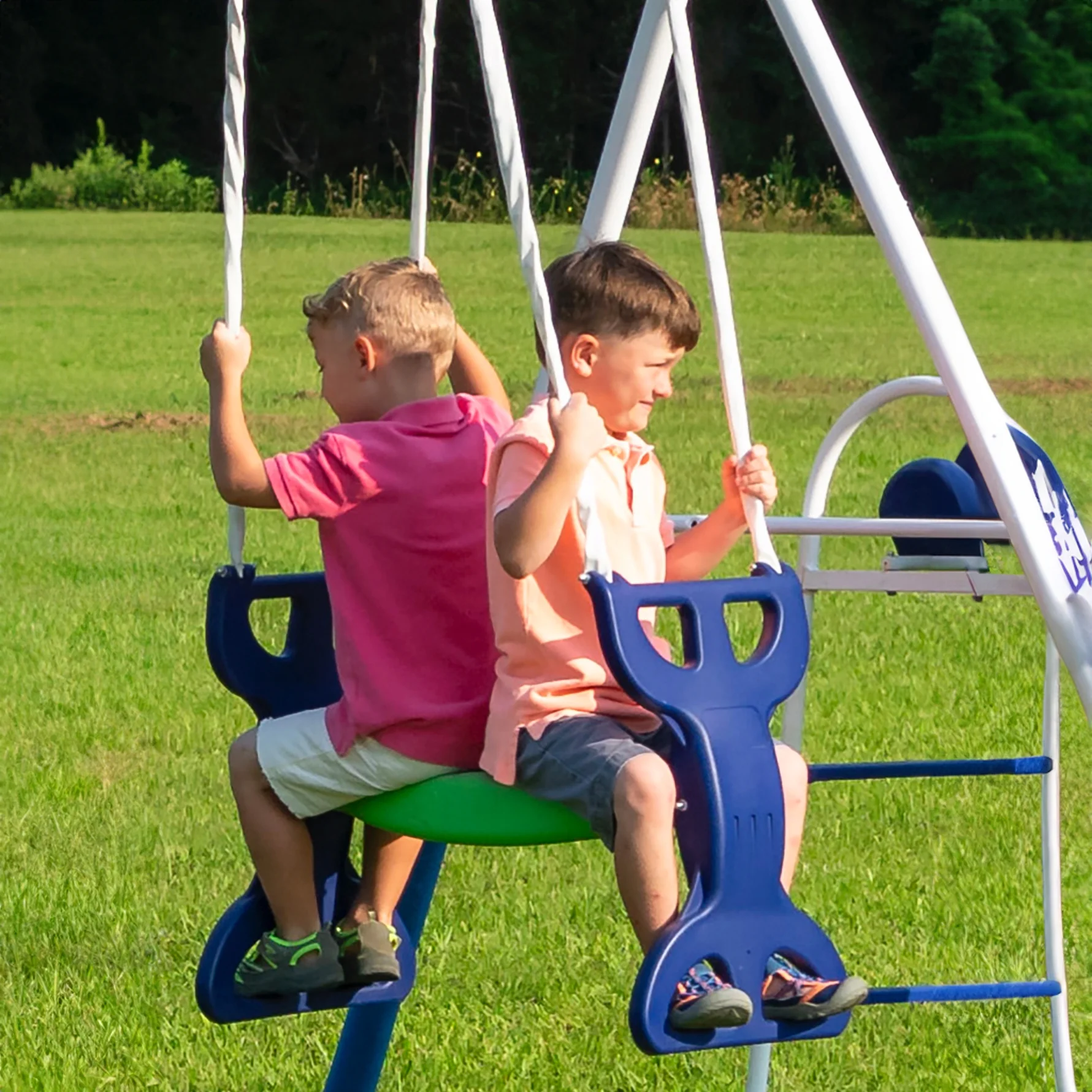 All Star Playground Metal Swing Set for up to 7 Children - Image 10