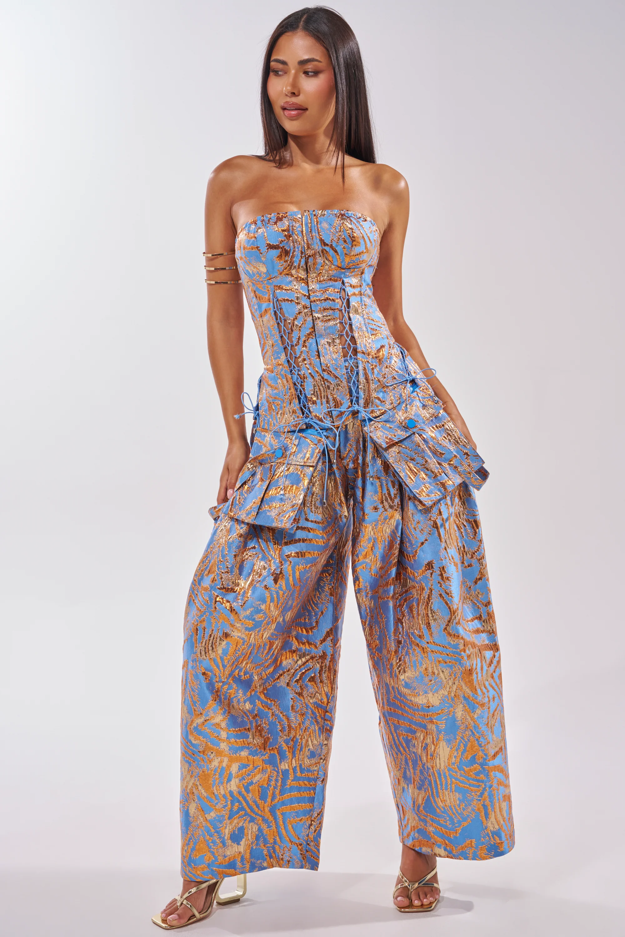 WAYS TO GO BROCADE TROUSER - Akira Store