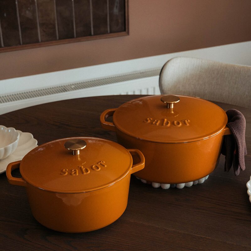 Classic støpejernsgryte 4,4L pumpkin spice