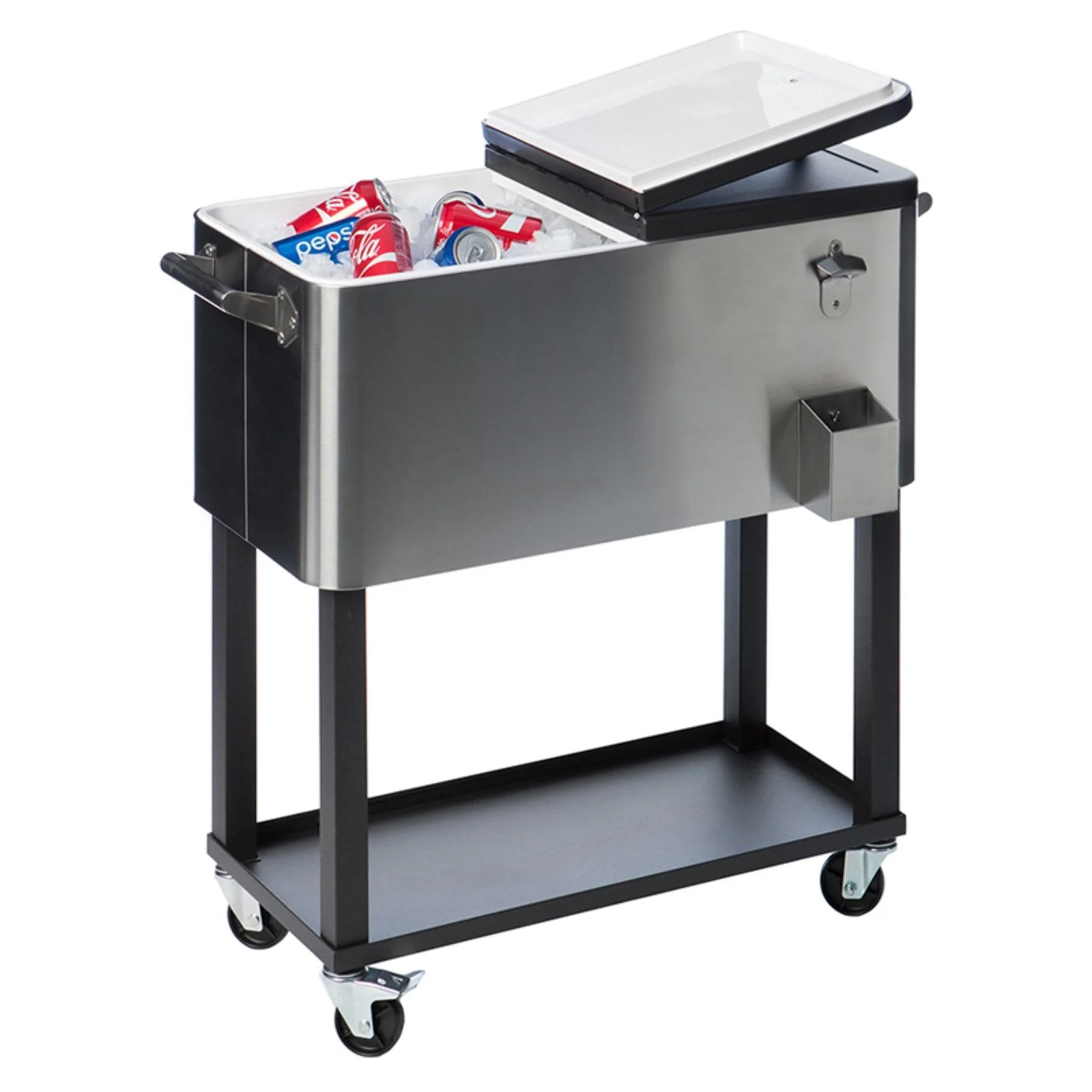80 Quart Stainless Steel Cooler(80 Quart, 20 gallon, 96 aluminum can capacity) - Image 6
