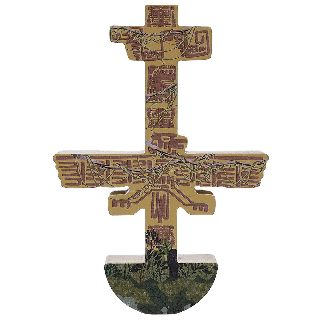 Jeu arbre balancier en bois