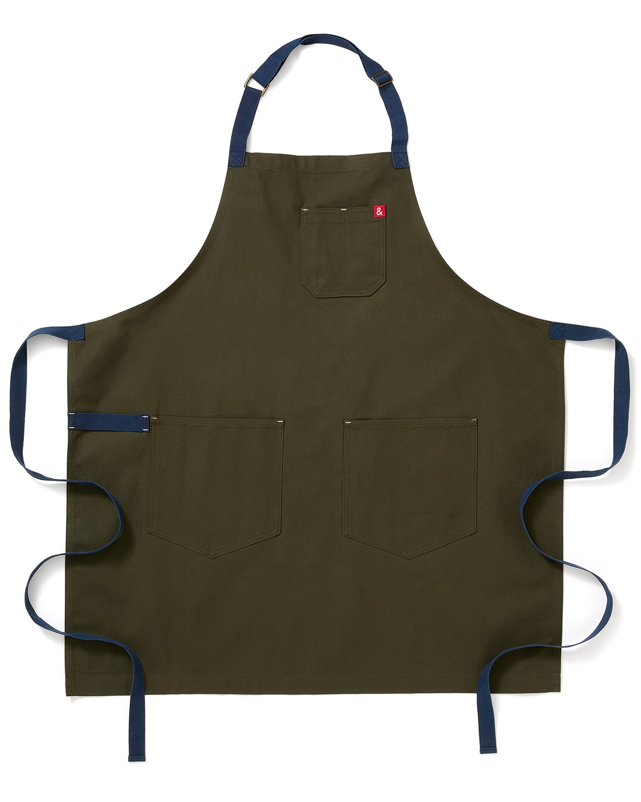 Olive Green Apron - Essential | Essential Apron | Hedley & Bennett