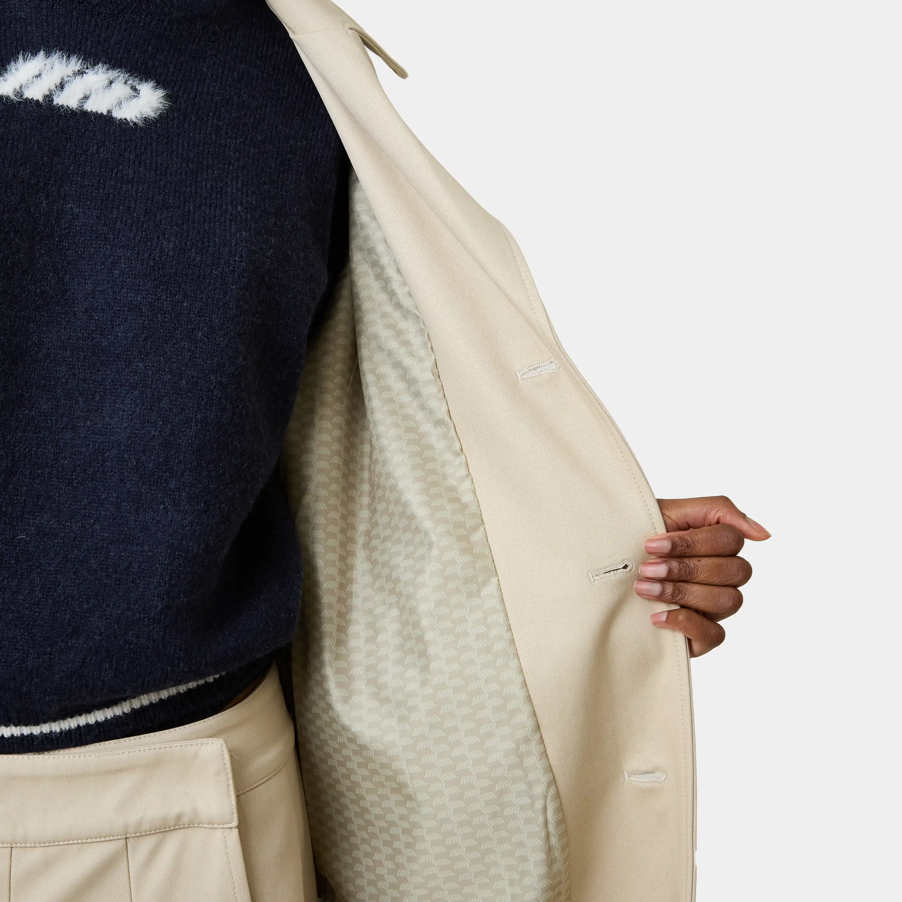 Gadget Light Camel Trench Jacket