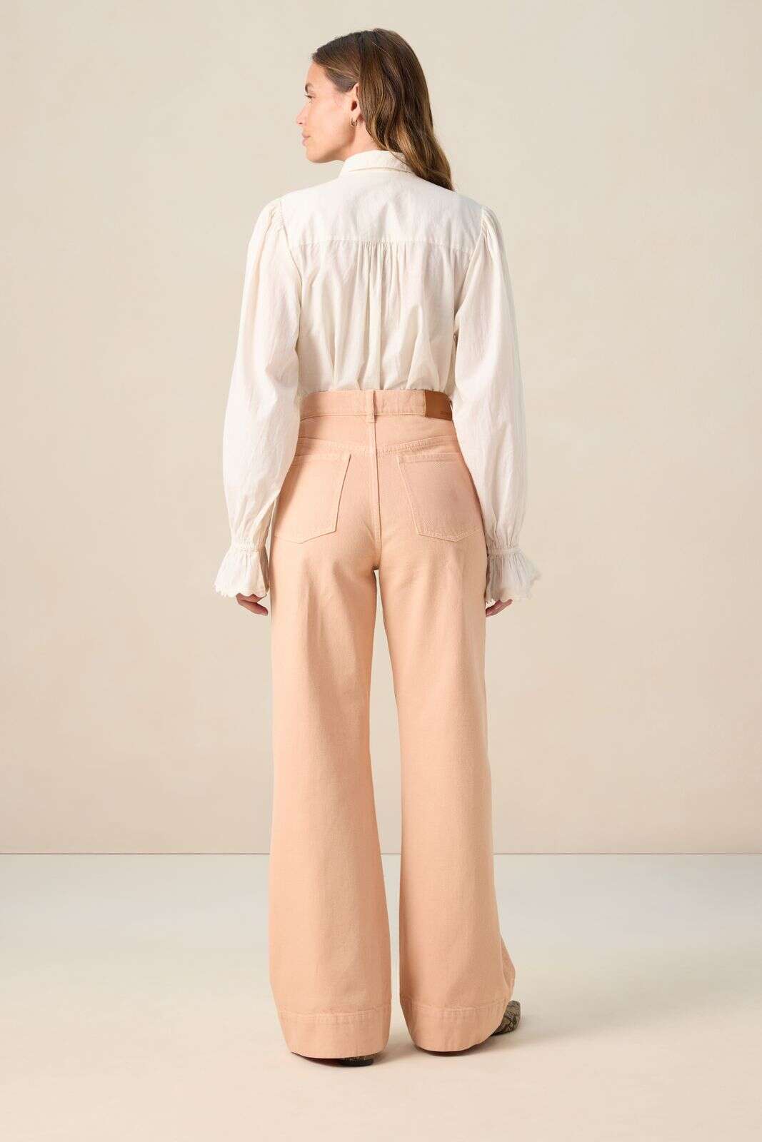 Witte blouse met strik