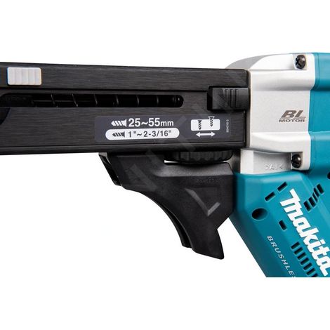 Makita – Visseuse sans fil 18V – Moteur Brushless – Vissage rapide 25-55 mm – Pour chantiers humides – Profondeur d'enfoncement réglable — vue 5