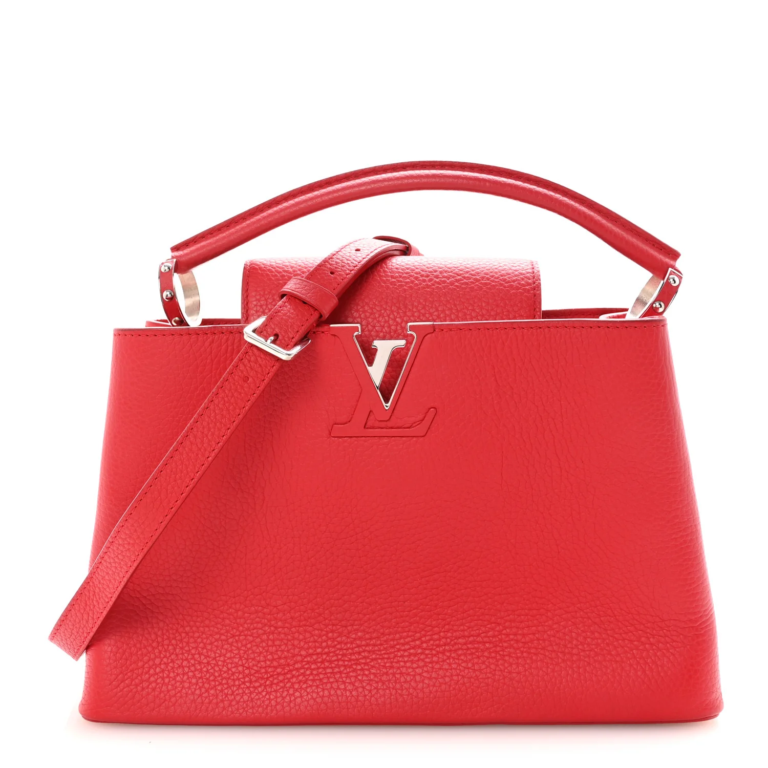 Taurillon Capucines PM Rubis