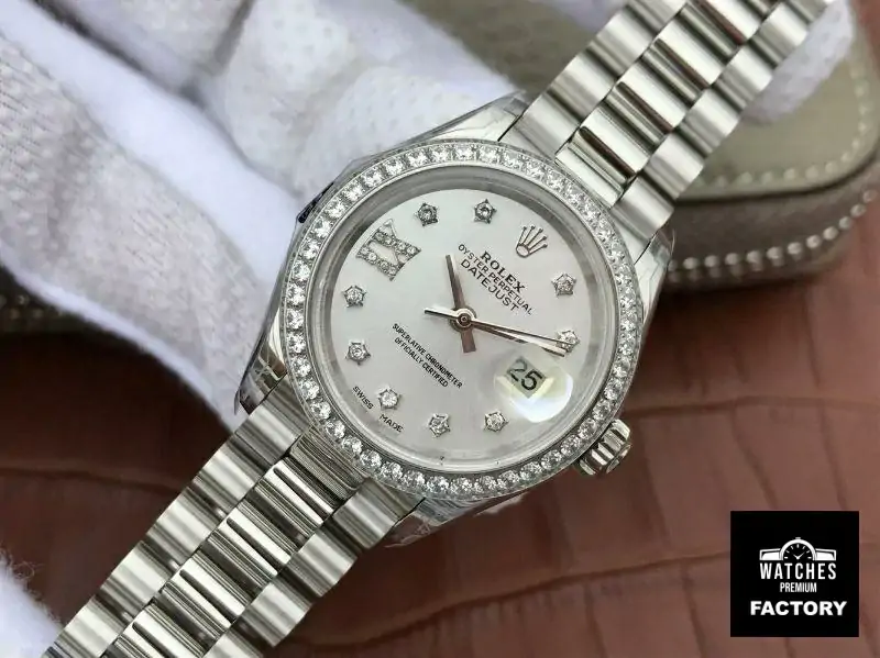 Rolex Lady Datejust 279136RBR 28mm Silver Dial