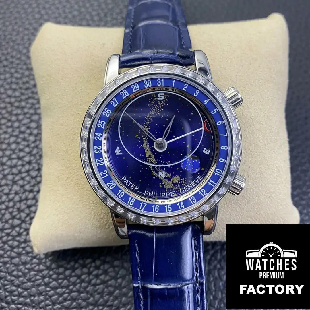 Patek Philippe Grand Complications 6104G-001 AI Factory Leather Strap