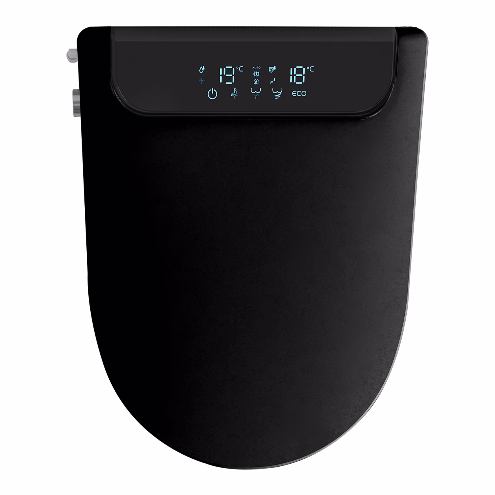 Electric Bidet Heated Smart Toilet Seat With Unlimited Heated Water,Toilet Seat Warmer, And Warm Air Dryer-Adjustable And Self-Cleaning, Automatic Open, BIG LED Screen