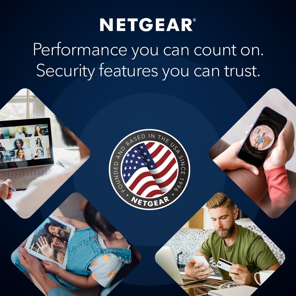 NETGEAR Nighthawk 8-Stream WiFi 6 Router (RAX70) - Security Features  AX6600 Tri-Band Wireless Speed (up to 6.6 Gbps) - Coverage up to 2 500 sq. ft.  40 Devices