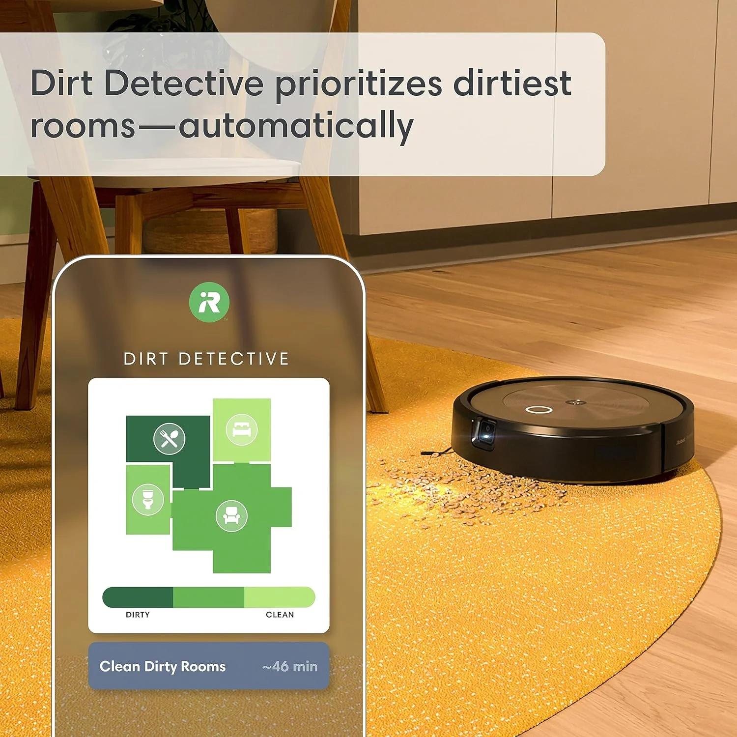Roomba j9+ Self-Emptying Robot Vacuum with Dirt Detective Technology - Image 3