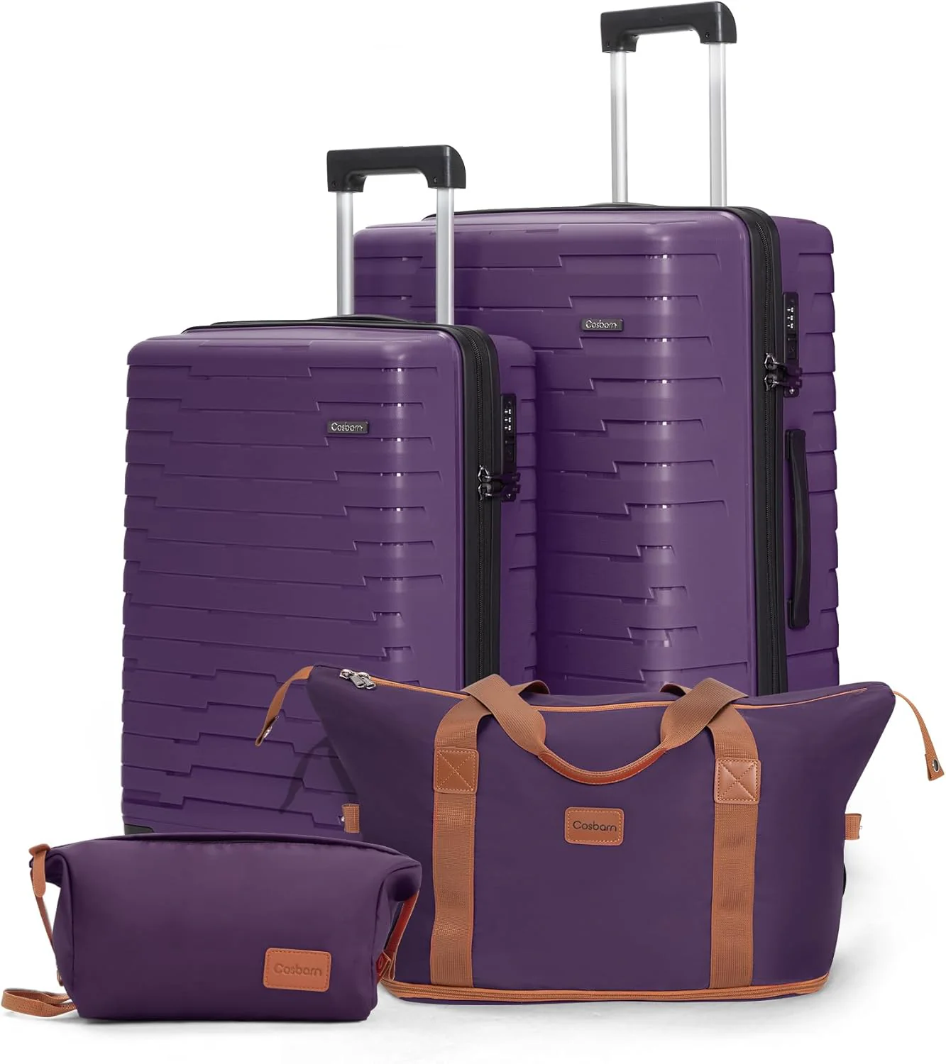 Ensemble de 5 valises à roulettes, valise rigide en ABS avec roulettes multidirectionnelles