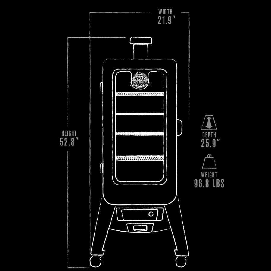 Pit Boss Copperhead 3 Series Vertical Pellet Smoker PBV3P1 Image 6