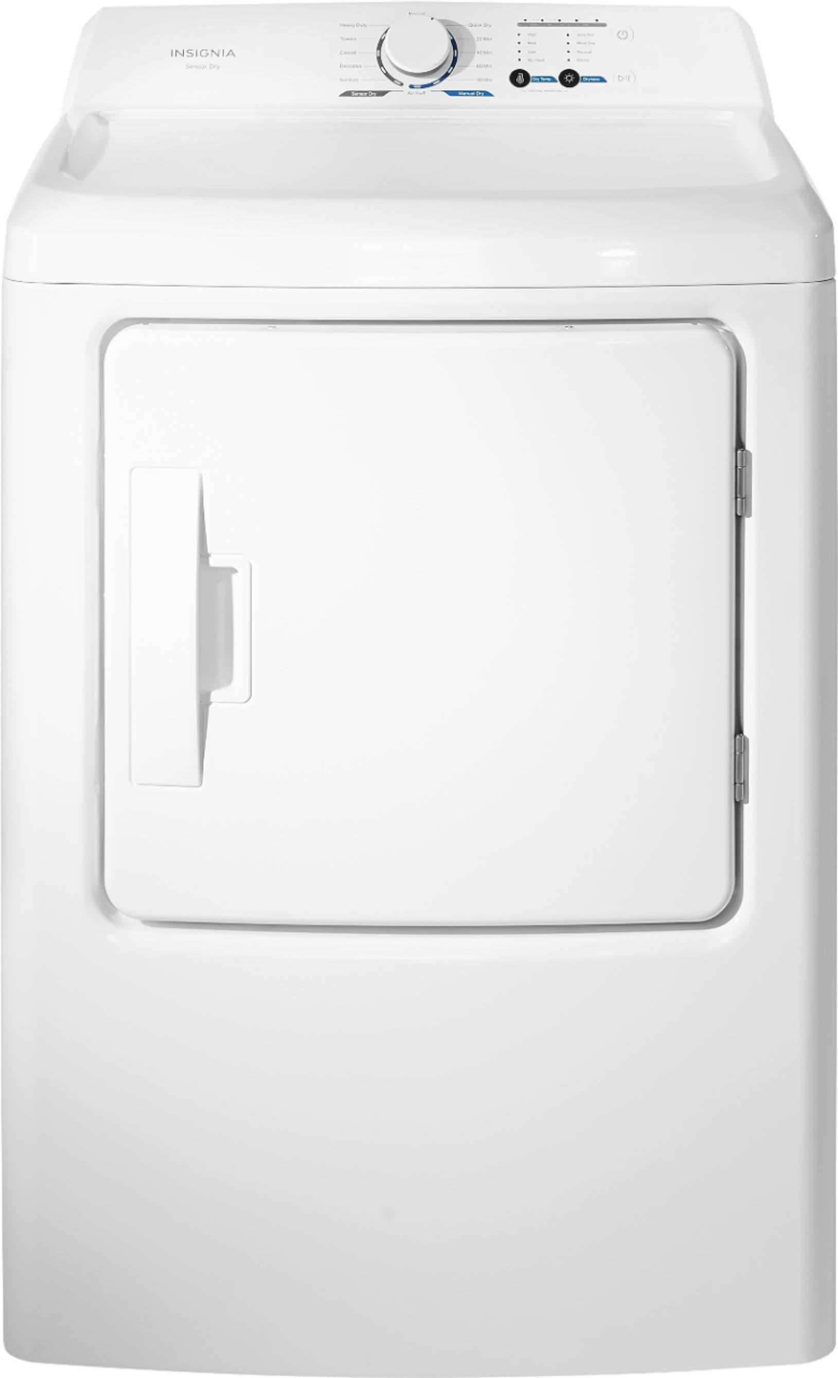 Insignia NS-TDRE67W1 6.7 Cu. ft. 12-Cycle Electric Dryer