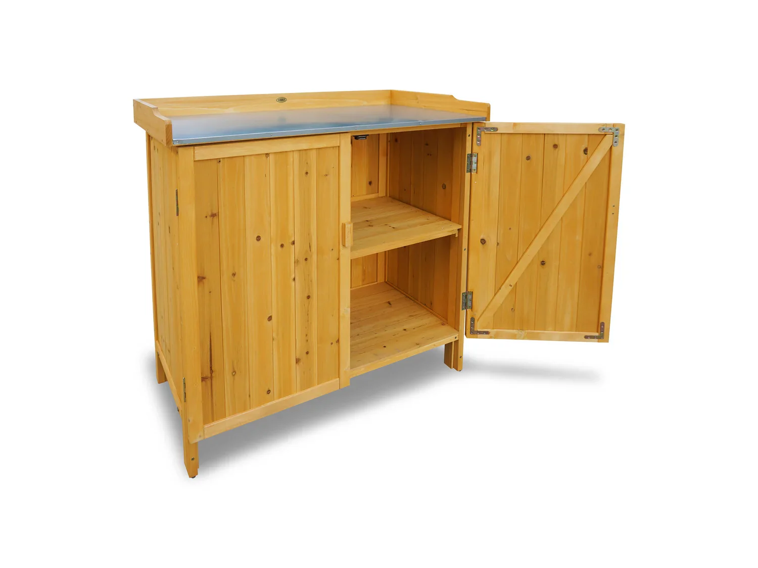 HABAU Table de jardin avec meuble bas, 98 x 48 x 95 cm