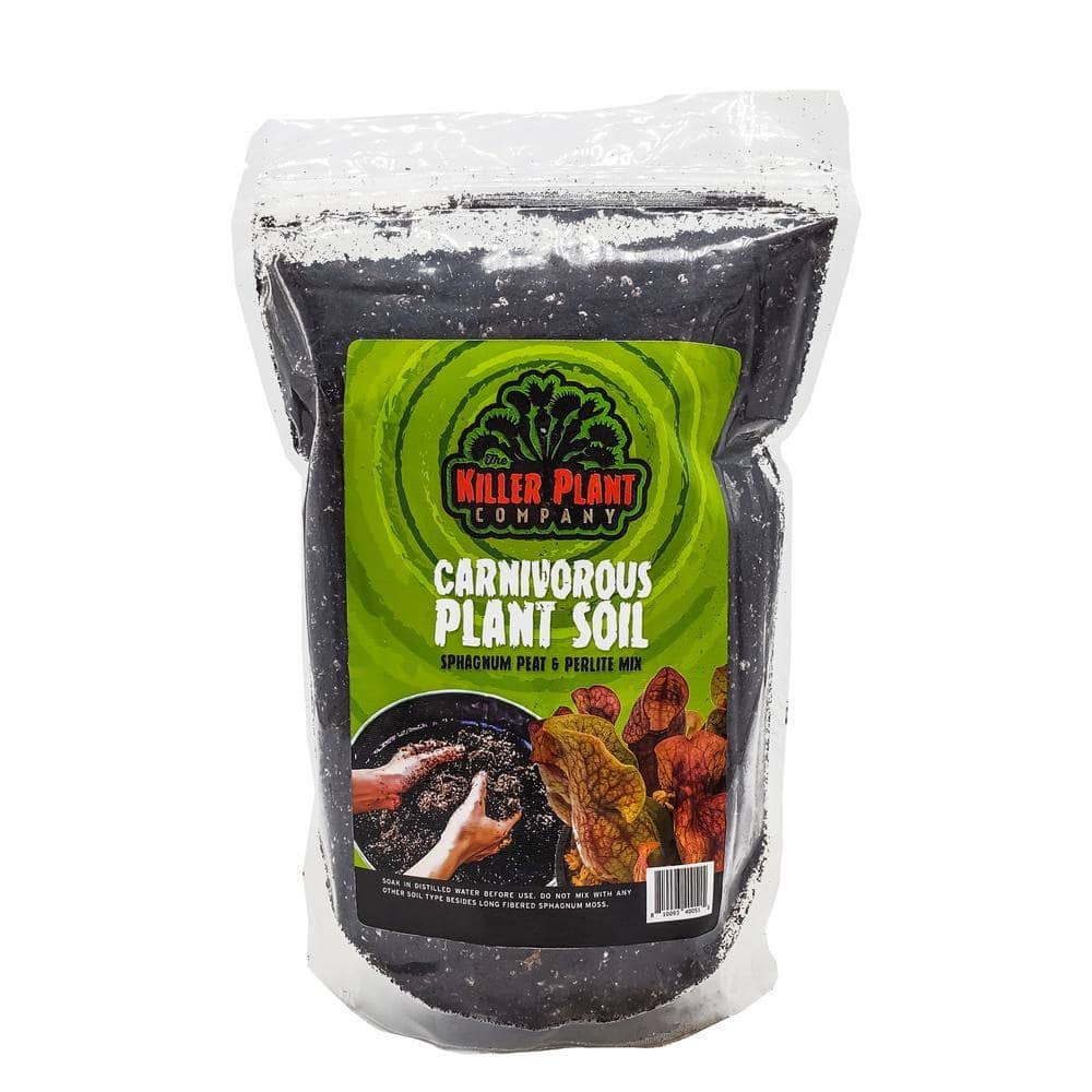 Carnivorous Plant Soil - Sphagnum Peat Moss Perlite Mix 1:1 Ratio - for Venus Fly Traps, Sundews, and Pitcher Plants