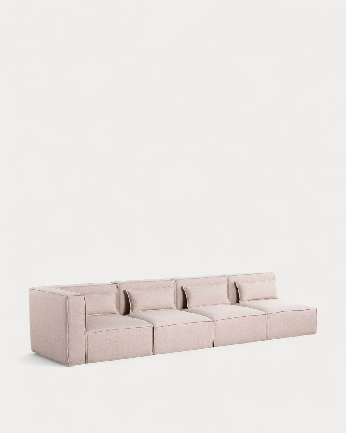 Kilhe Tela - Sofá Modular de 4 Piezas con 3 Sillones de Tela Kilhe