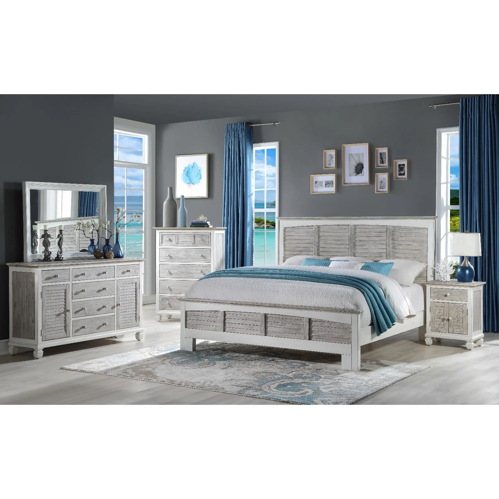 Sea Winds Islamorada 1 Drawer / 2 Door Nightstand Image 4