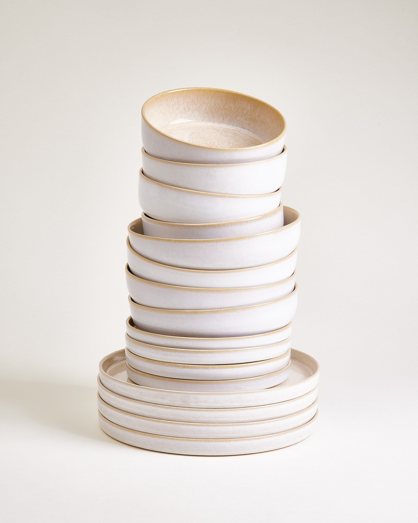 CORDOAMA - TABLEWARE SET MODERN SAND 16 PIECES