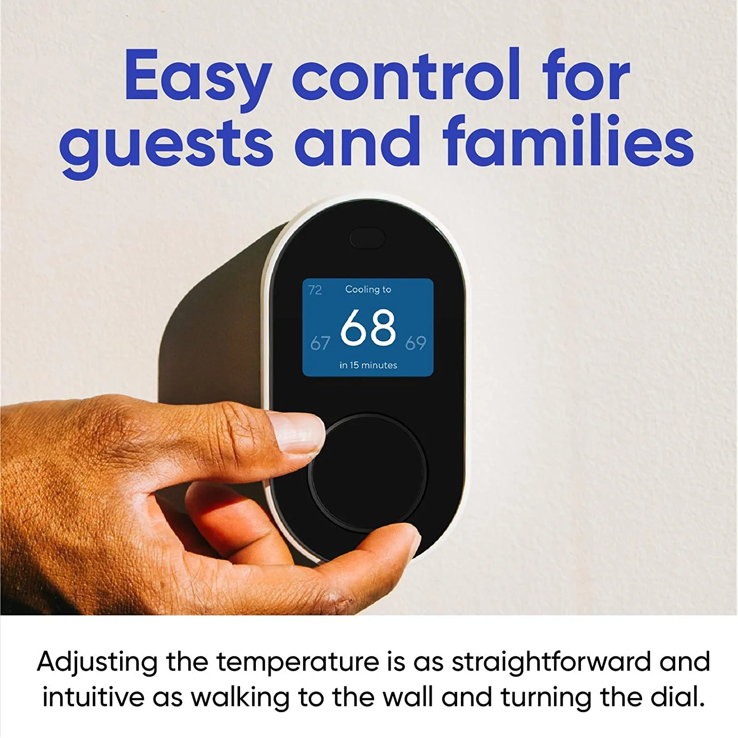 Smart Wifi Thermostat for Home with App Control Works with Alexa and Google Assistant, Black - Image 7