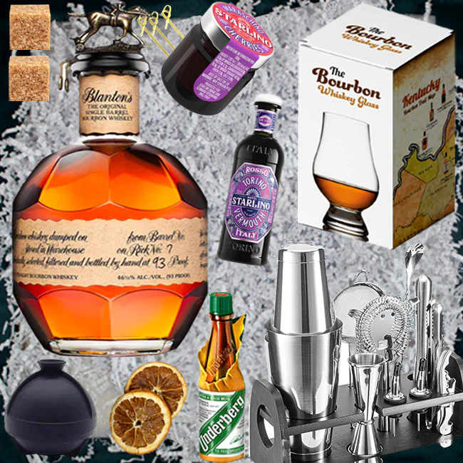 Blanton'S Single Barrel Bourbon Whiskey Gift Pack