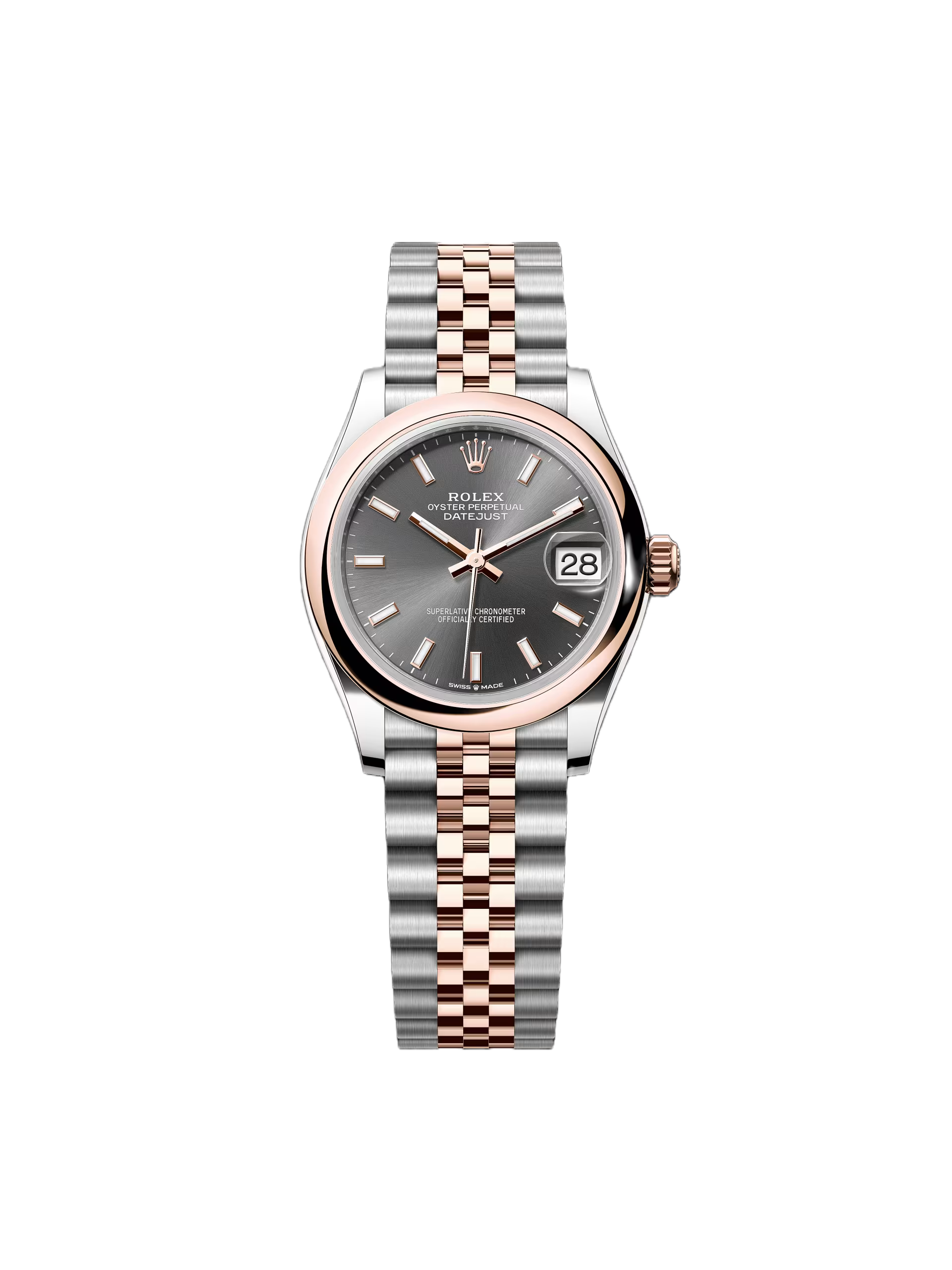 【Super Clone】RLX Datejust m278241-0017/0018 Slate 31mm Dial Oyster Bracelet Watch