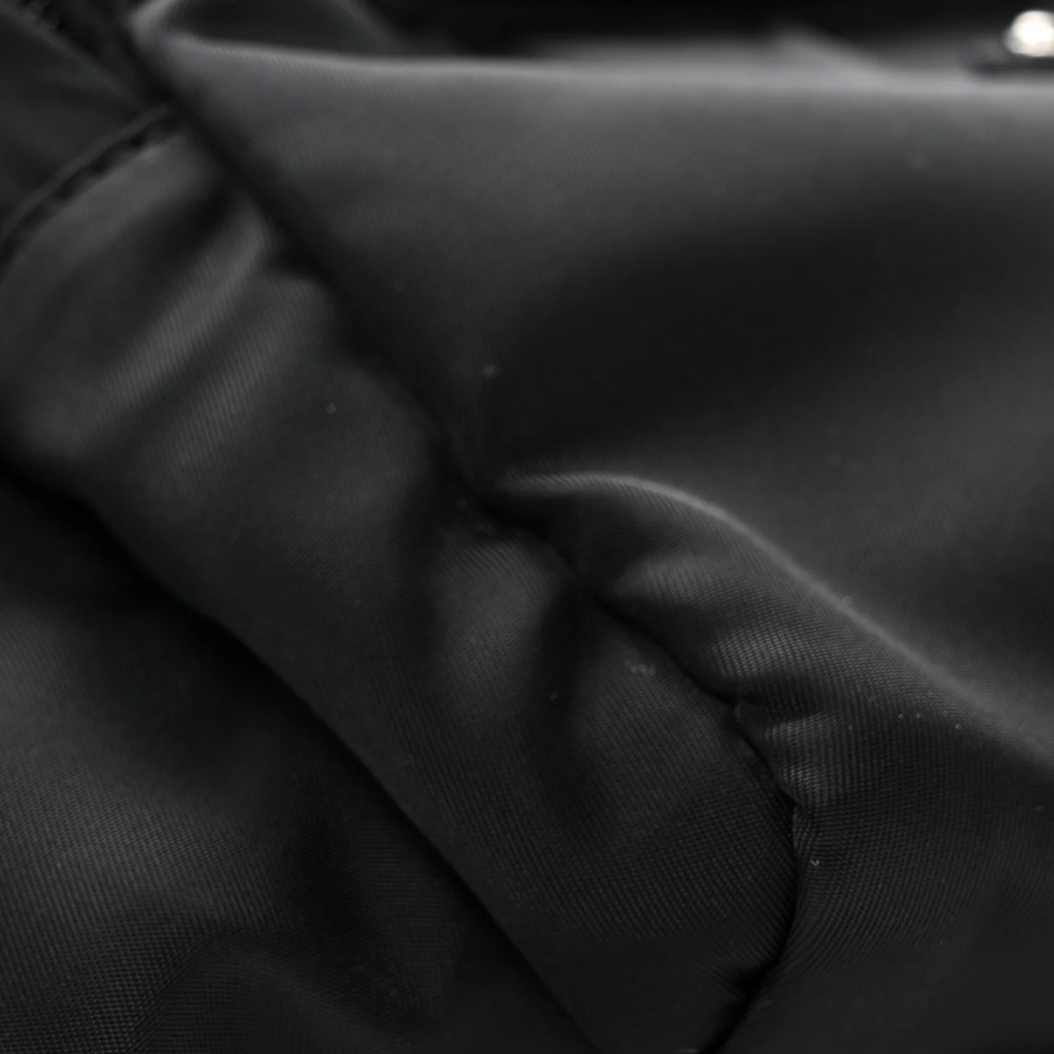 Tessuto Nylon Montagna Belt Bag Black