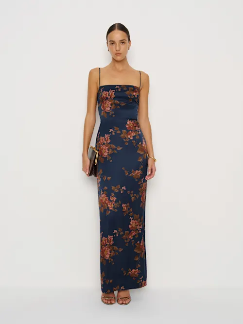 Frankie Silk Dress-Lyric