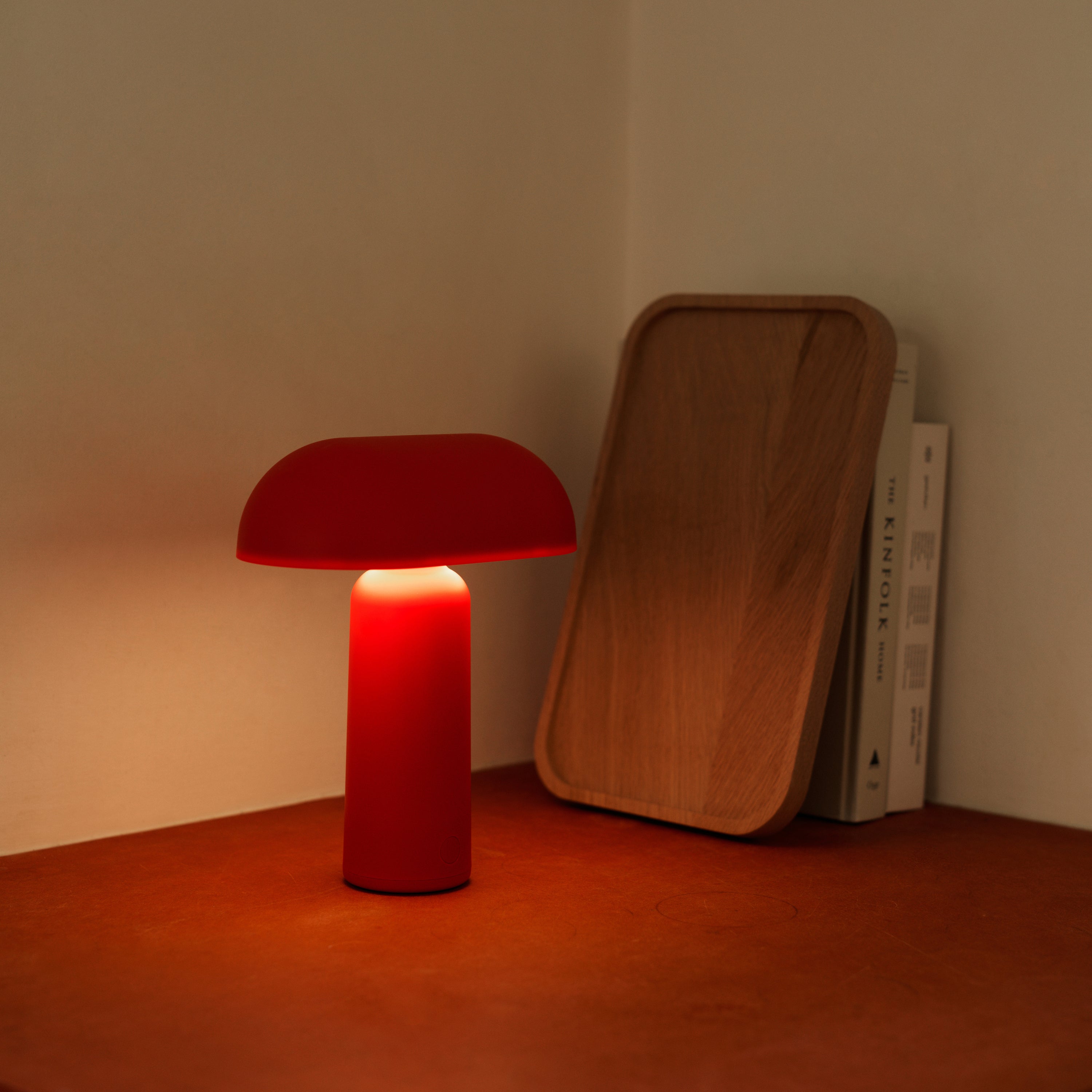 Normann Copenhagen Porta Oplaadbare Tafellamp - Rood