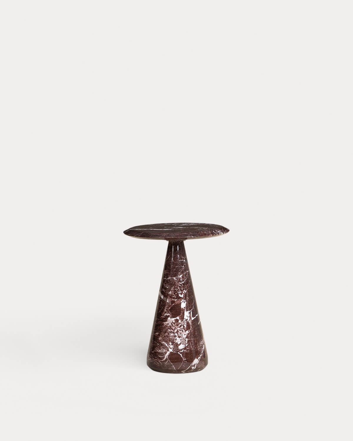 Zuna - Mesa Auxiliar Redonda de Hormigón (Ø45 cm) Zuna