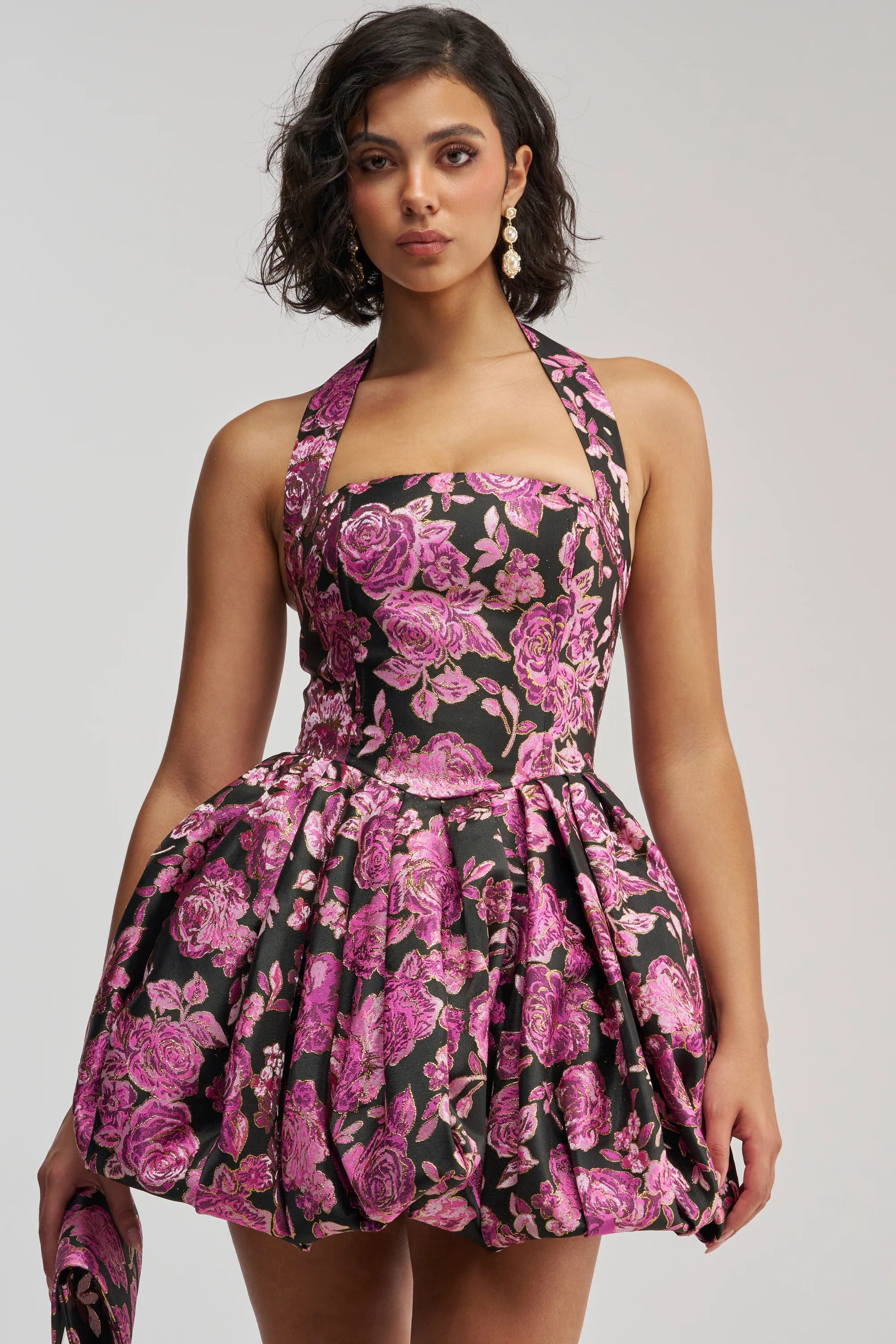 CATCH ME DANCING FLORAL MINI DRESS - Akira Store