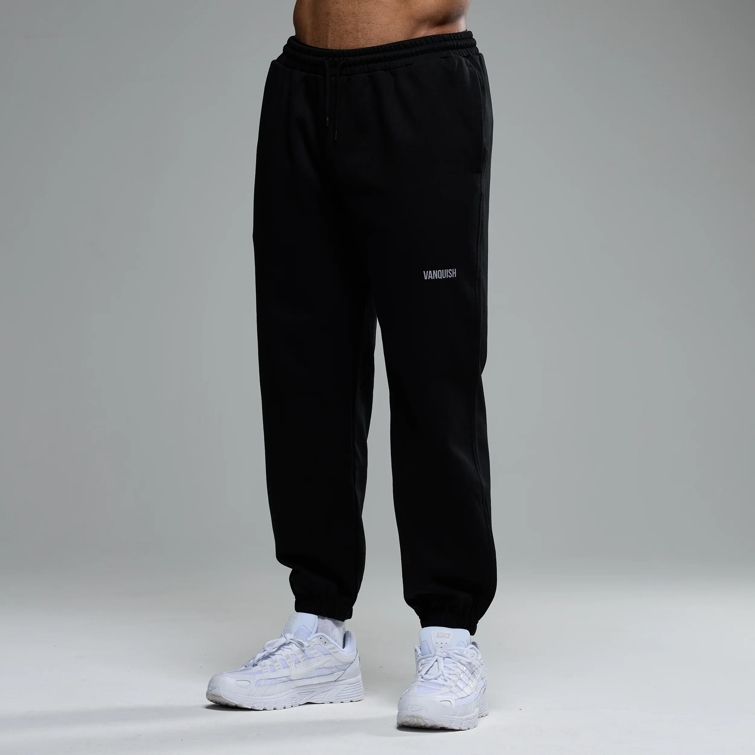 Vanquish Essential Black Oversized Sweatpants