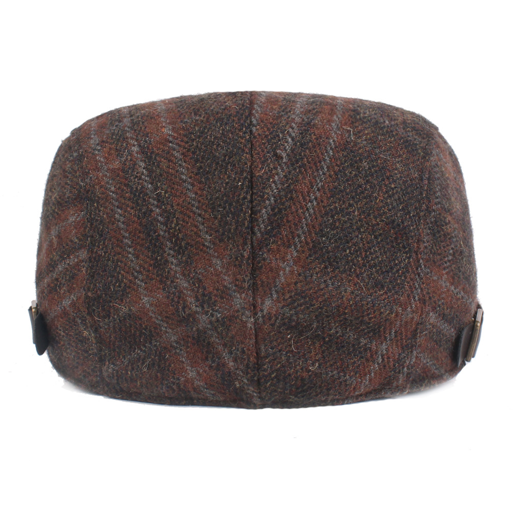 Béret écossais en laine automne-hiver, 4 couleurs