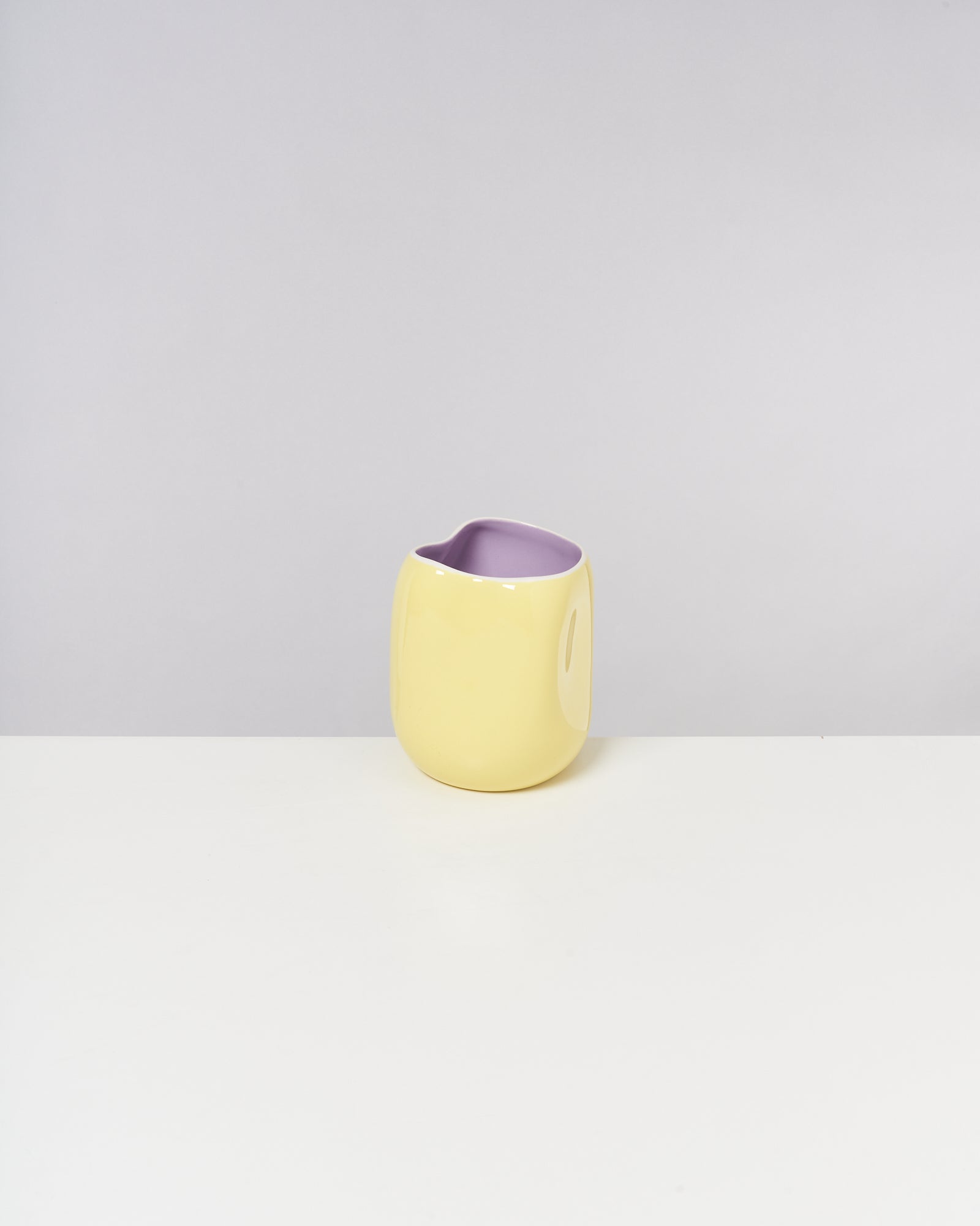 JOÃO - VASE M YELLOW PURPLE