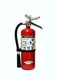 Amerex 240 Water Fire Extinguisher with Wall Bracket and Hose, Stainless Steel Cylinder, 2.5 Gal