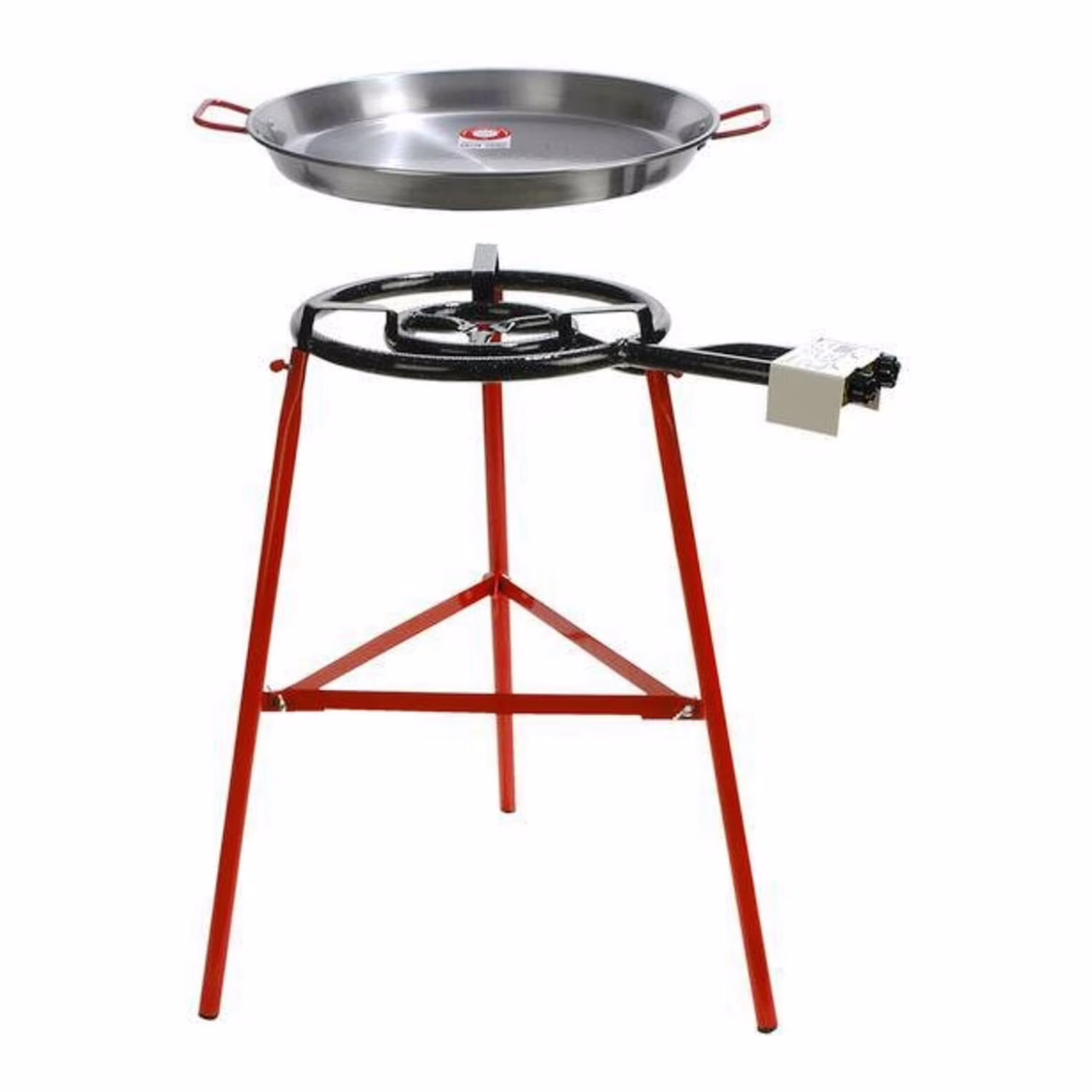 Tabarca Paella Pan Set with Burner, Outdoor Pan and Reinforced Legs(14 Servings) - Image 3
