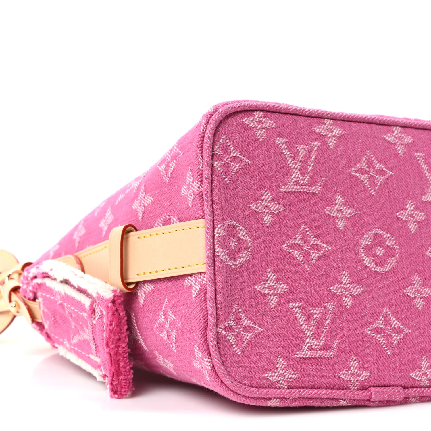 Monogram Denim All In BB Fuchsia