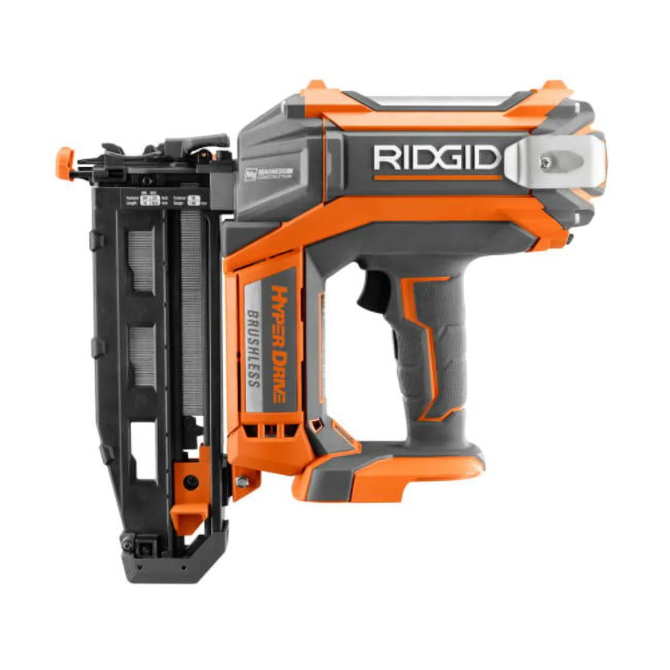 Ridgid Hyperdrive 16 Gauge 18v Brushless 2 - 1/2 In. Straight Finish Nailer