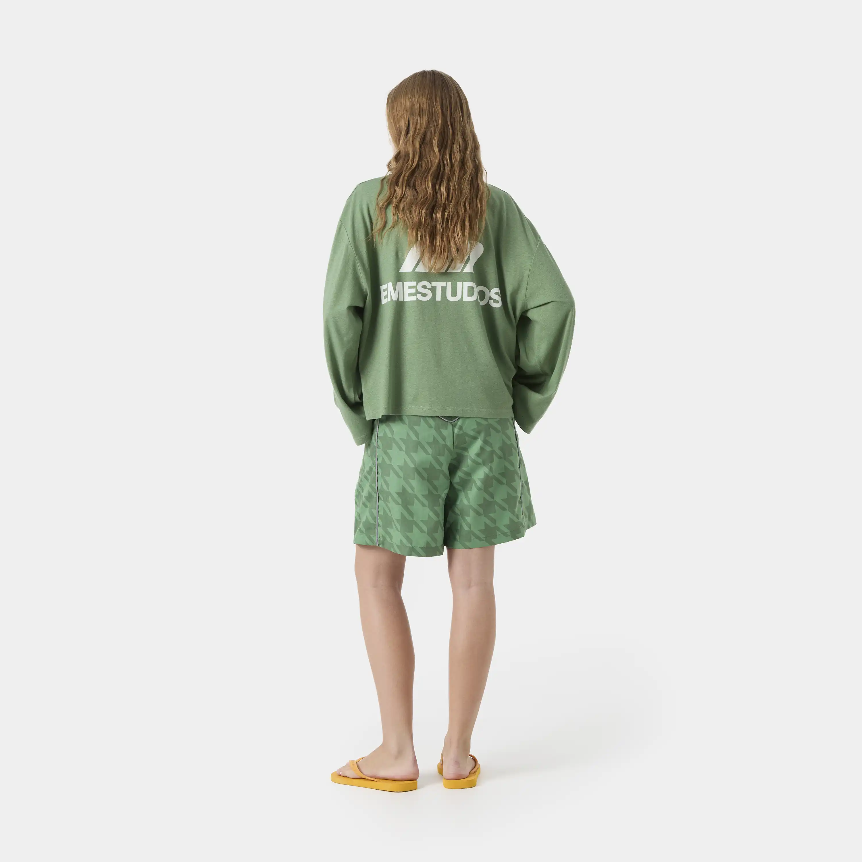 JJ English Green Swim Trunk