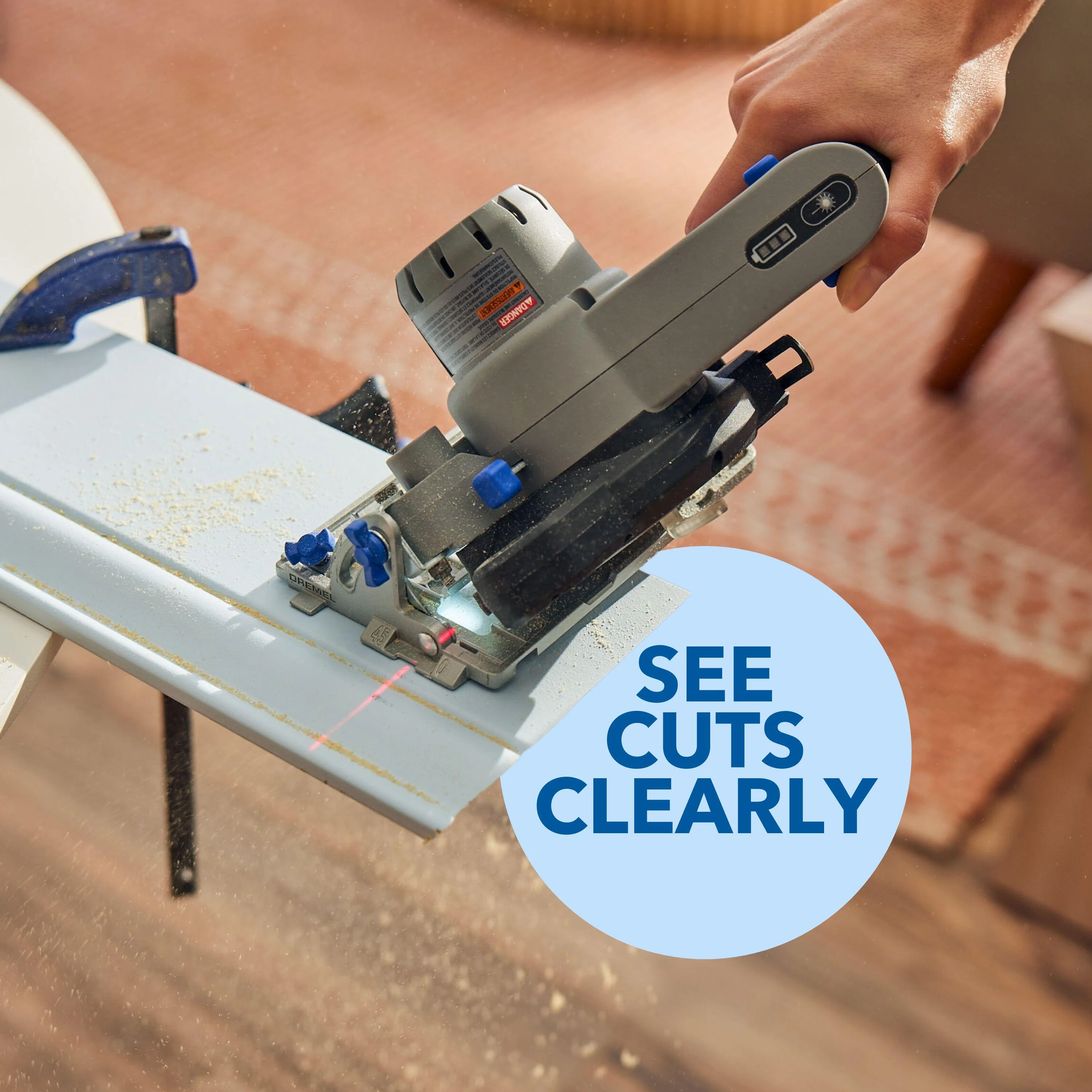Blueprint Portable Saw Station with 12V Compact Circular Saw and Multi-Purpose Cutting Case (CS12V-S1C) - Image 6