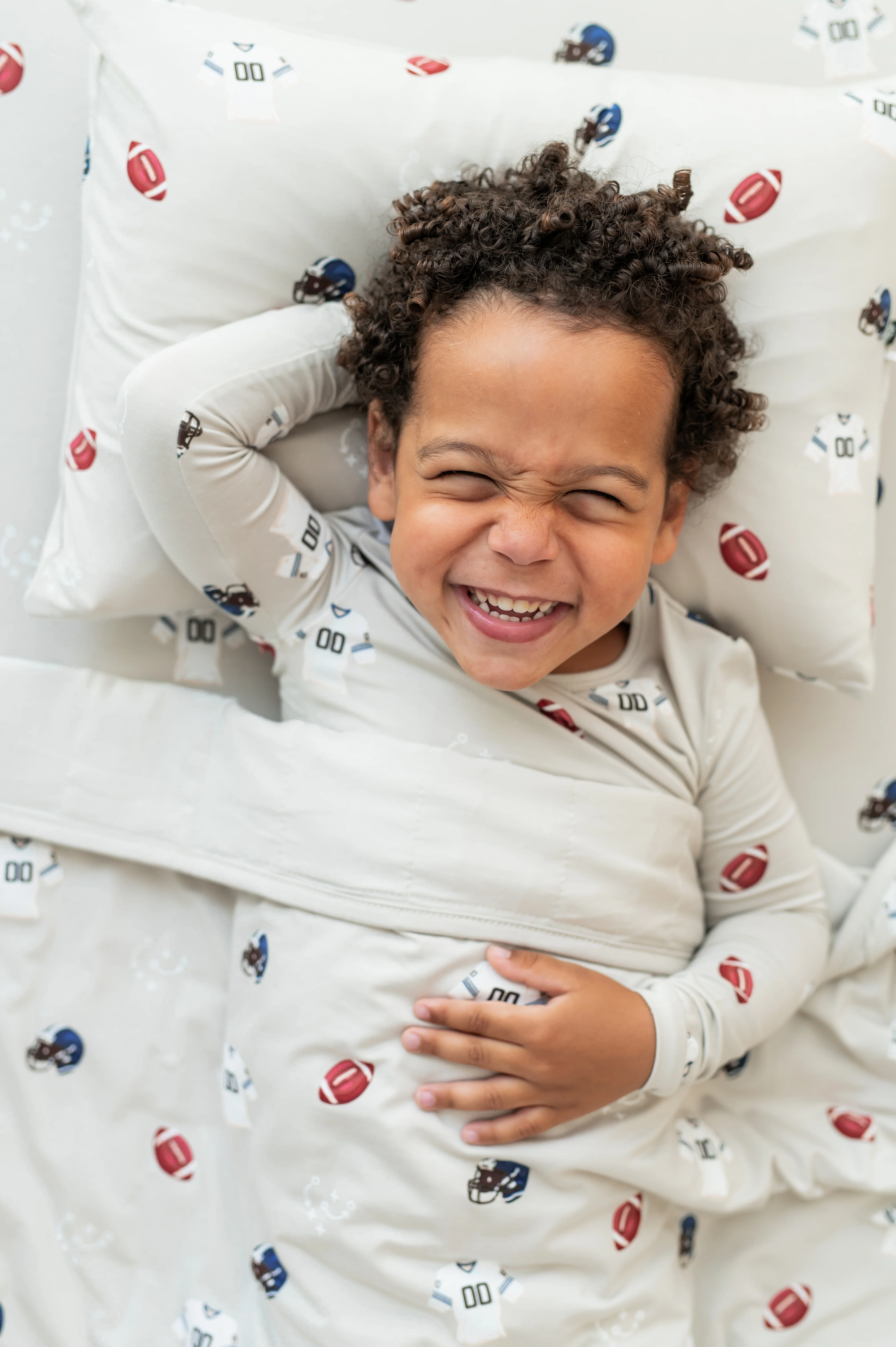 Toddler Pillowcase in Vintage Football