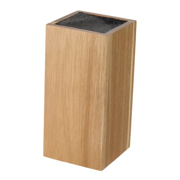 Kini knivblokk 11x11x23 cm akasietre