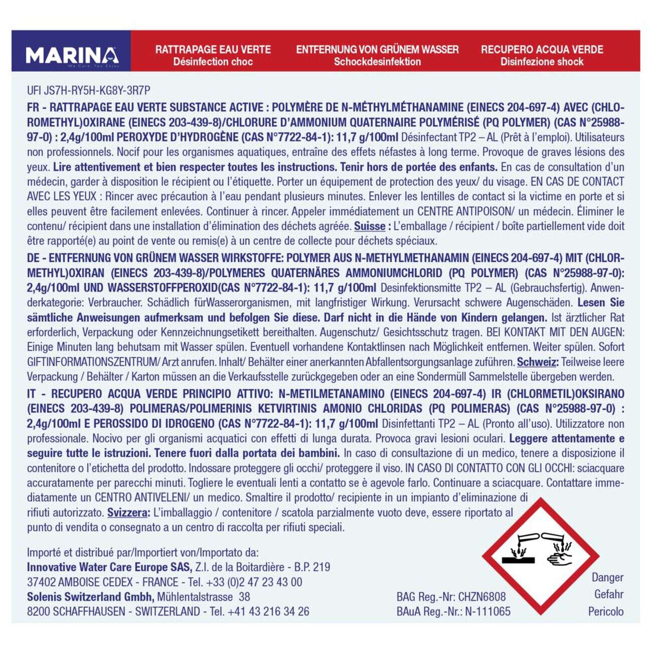 Rattrapage eaux vertes 3L