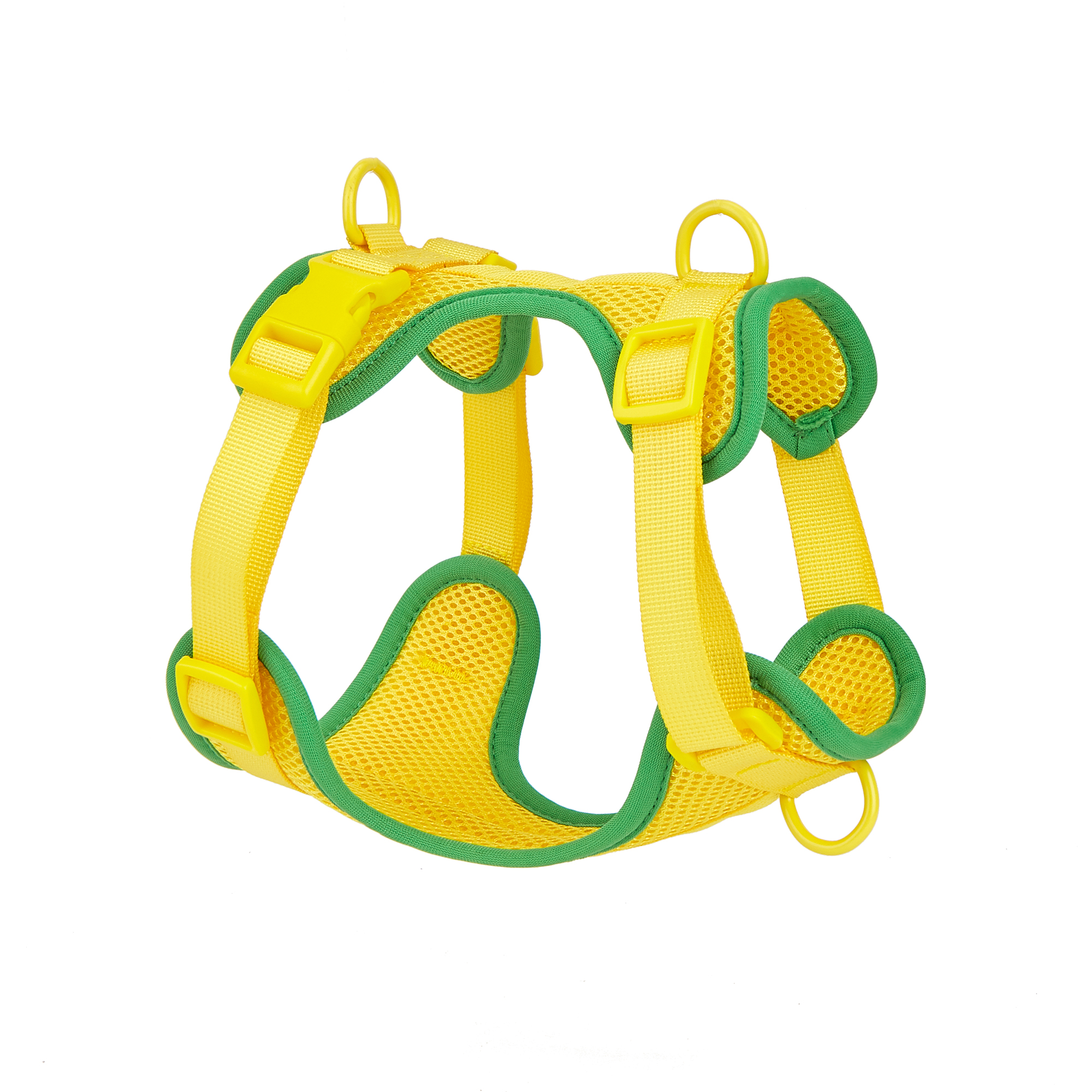 Adjustable Pet Harness Vest Multi-Color Comfort Mesh Dog Harness for Small Medium Large Cats Puppies Dogs Polyester