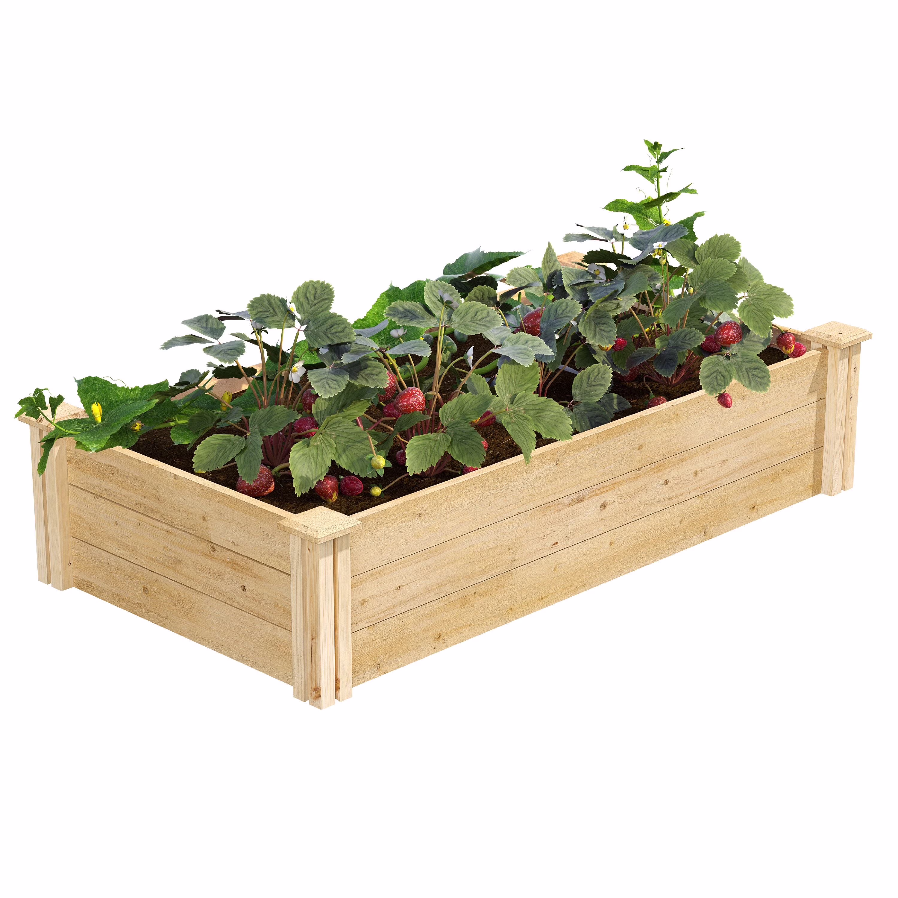 Greenes Fence 2' x 4' x 10.5 Original Cedar Raised Garden Bed