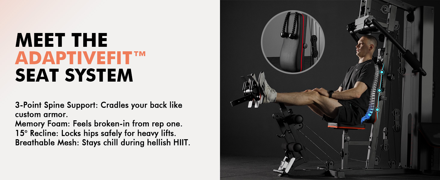 Mikolo Home Gym Workout Station with 150LBS Weight Stack Multifunctional Home Gym Equipment
