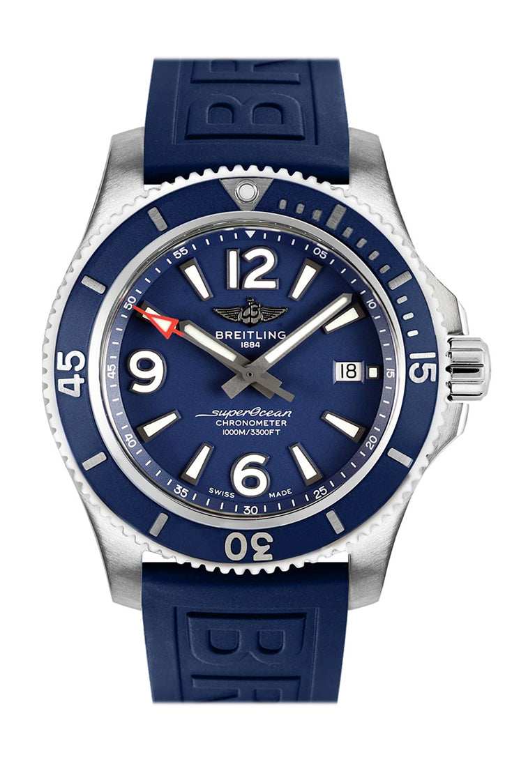[Super Clone]Breitling Superocean 44 Blue Rubber A17367D81 C1S1