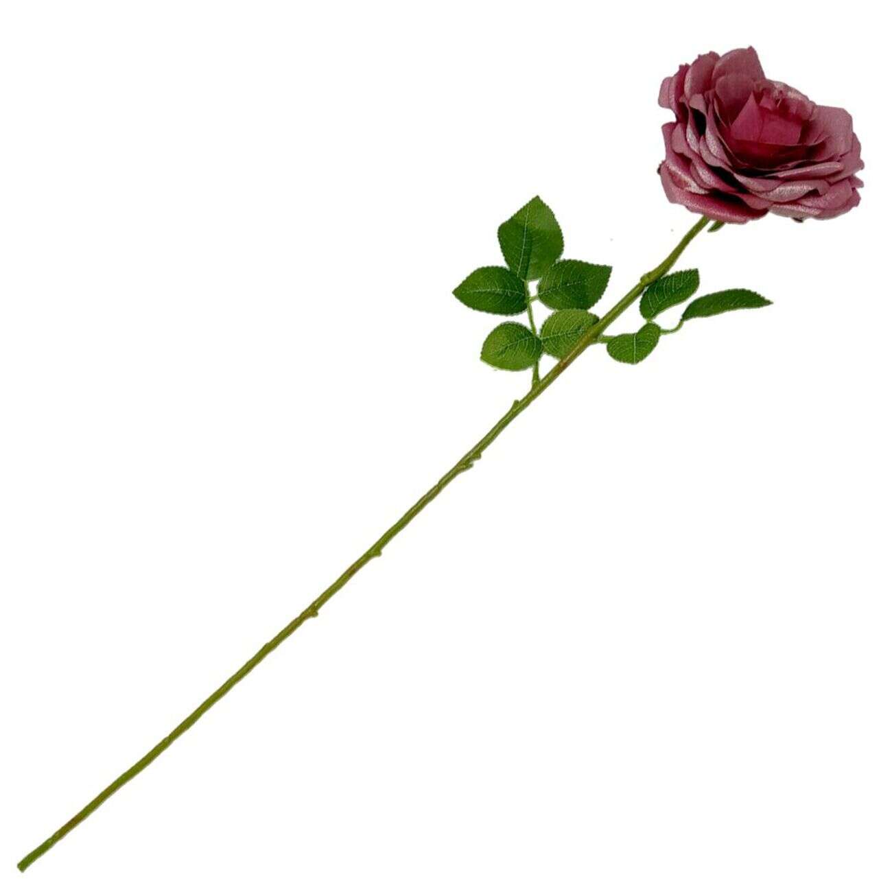 Fleur tige rose artificielle Ø15xH60cm (4 modèles)