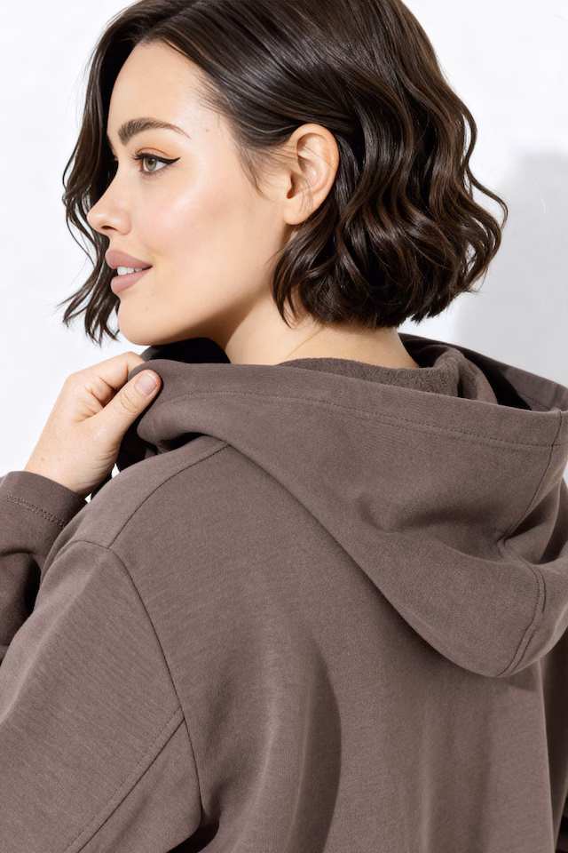 Lapel Collar Scuba Knit Jacket