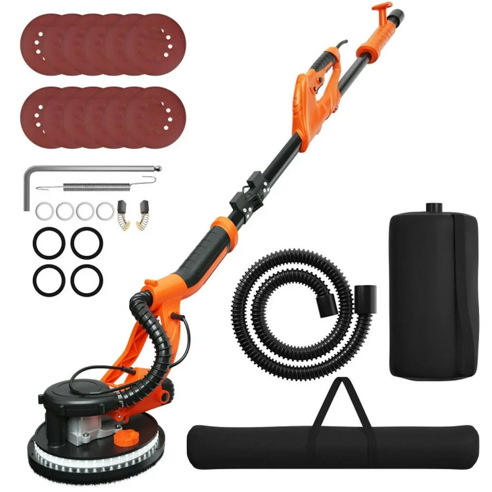 GVN Electric Foldable Drywall Sander 750W Variable Speed